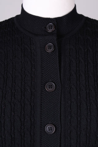 1950s vintage style cardigan - Black - Agnes