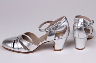 1930s sandal - Silver - Marlene
