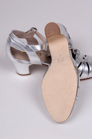 1930s sandal - Silver - Marlene