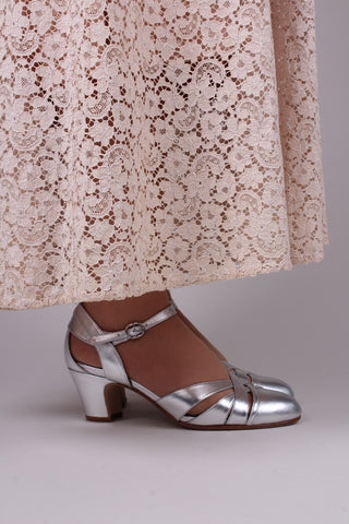 1930s sandal - Silver - Marlene