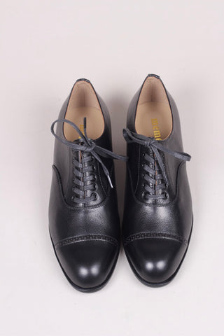 Edwardian style Oxford shoe, 1900-1920 - black - Florence