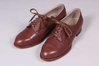 1940s Derby shoes - Brown - Eleanor