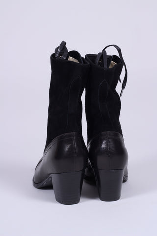 1900s Edwardian Style Boots - black - Victoria
