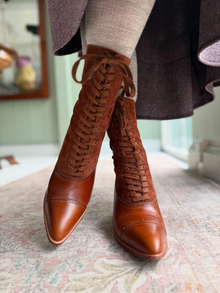 How to Lace Edwardian Boots the Authentic Way (No Zippers Needed) - memery