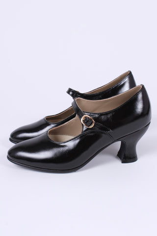 1920's Mary Jane shoes - Black - Yvonne - memery