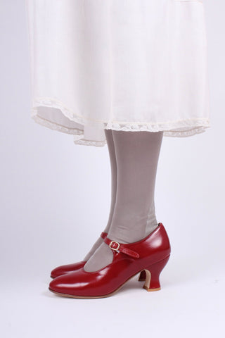 1920's Mary Jane shoes - Red - Yvonne - memery