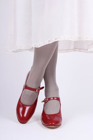 1920's Mary Jane shoes - Red - Yvonne - memery