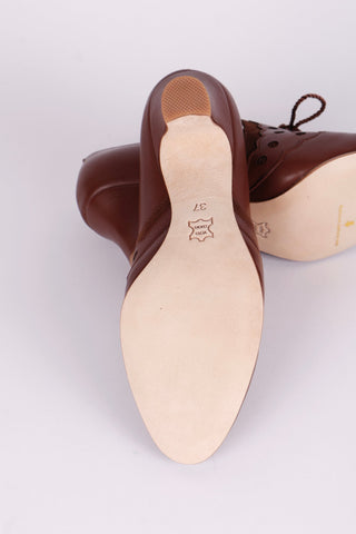 1930s everyday Oxford heels with tassels - Brown - Mildred - memery