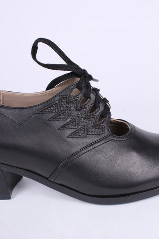 1930s Oxford shoes - black - Emma - memery