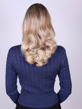 1940s style Cardigan - Blue - Joanne - memery