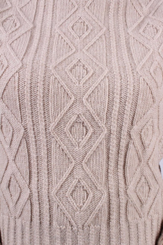 1940s style turtleneck pullover - Cream - Inger - memery