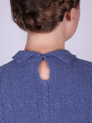 1940s vintage style pullover - Light blue - Gertrud - memery