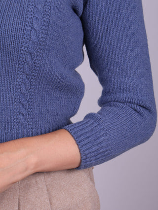 1940s vintage style pullover - Light blue - Gertrud - memery