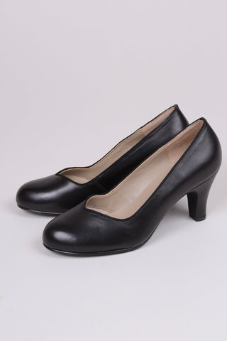 1950's court shoe - Black - Julia - memery