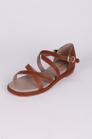 Early 1950s summer sandals - Brown - Sophia