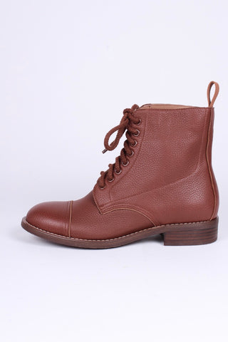 1940s Men's Military Boots - Brown - Robbie