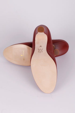 Early 50's pump - Maroon Red - Julia