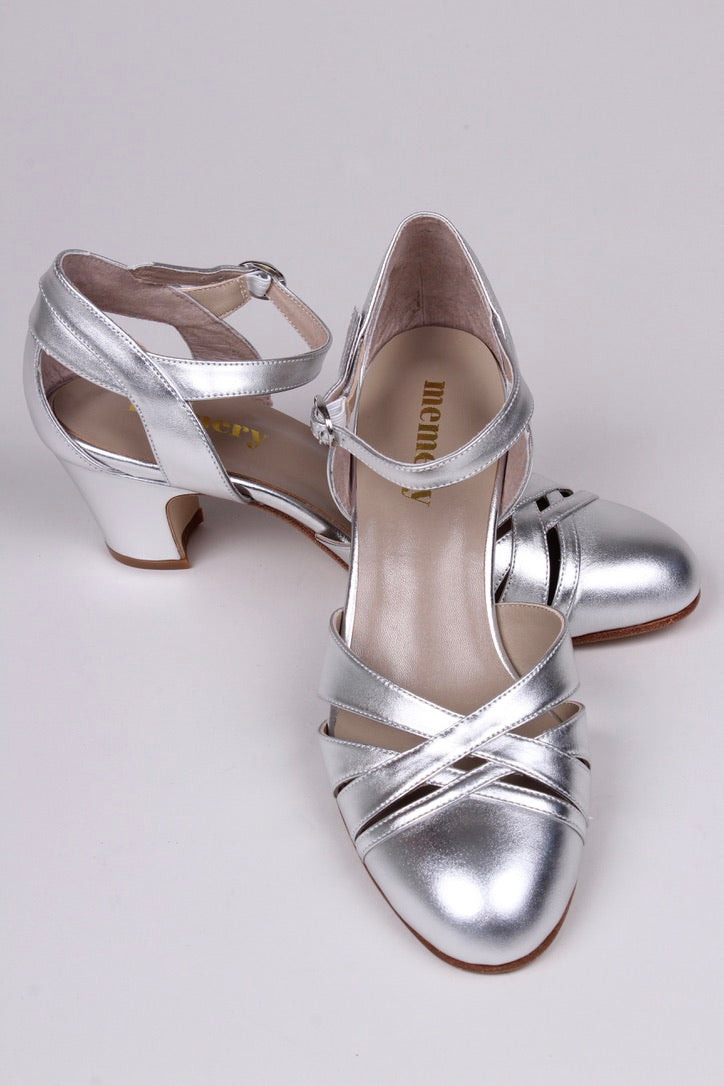 1930s sandal - Silver - Marlene
