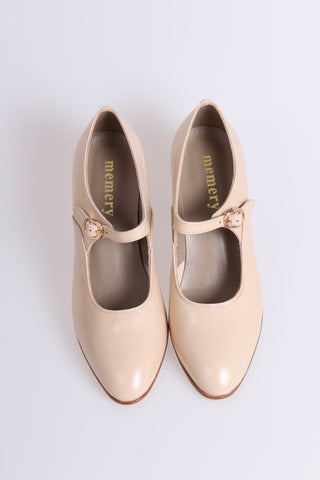 Zapatos de salón inspirados en los años 20 - Crema - Yvonne