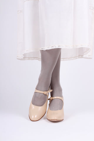 Zapatos de salón inspirados en los años 20 - Crema - Yvonne