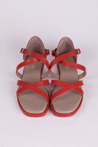 Early 1950s summer sandals - Red - Sophia