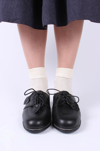 Everyday Derby shoe- 40s - Black- Billie