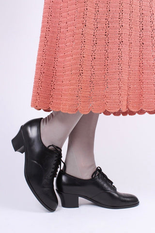 Classic 1930s Oxfords - Black - Juliette - memery