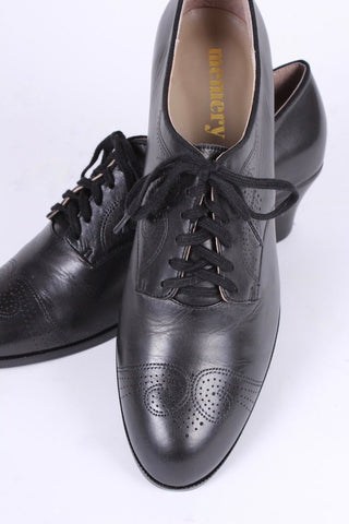 Classic 1930s Oxfords - Black - Juliette - memery