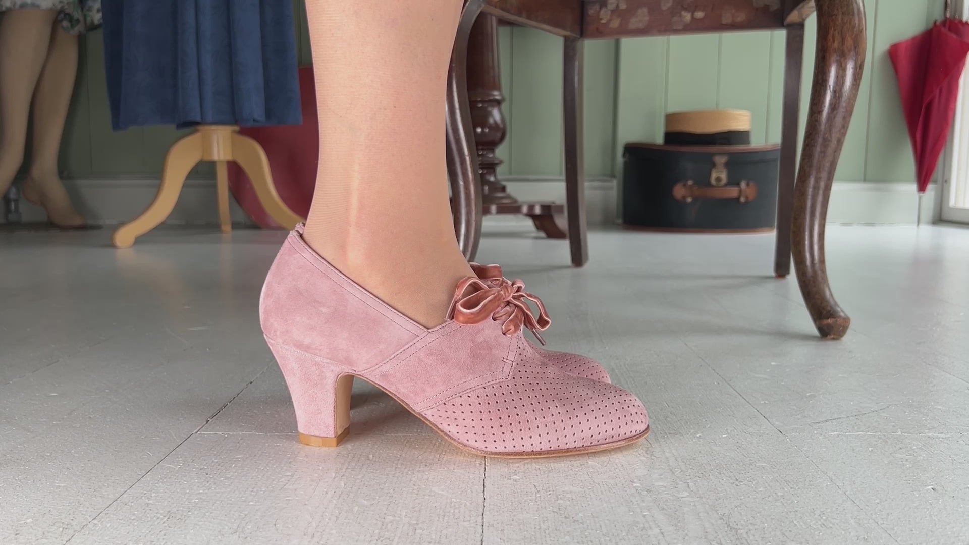 Vintage inspired heels, Women's Fashion, Footwear, Heels on Carousell